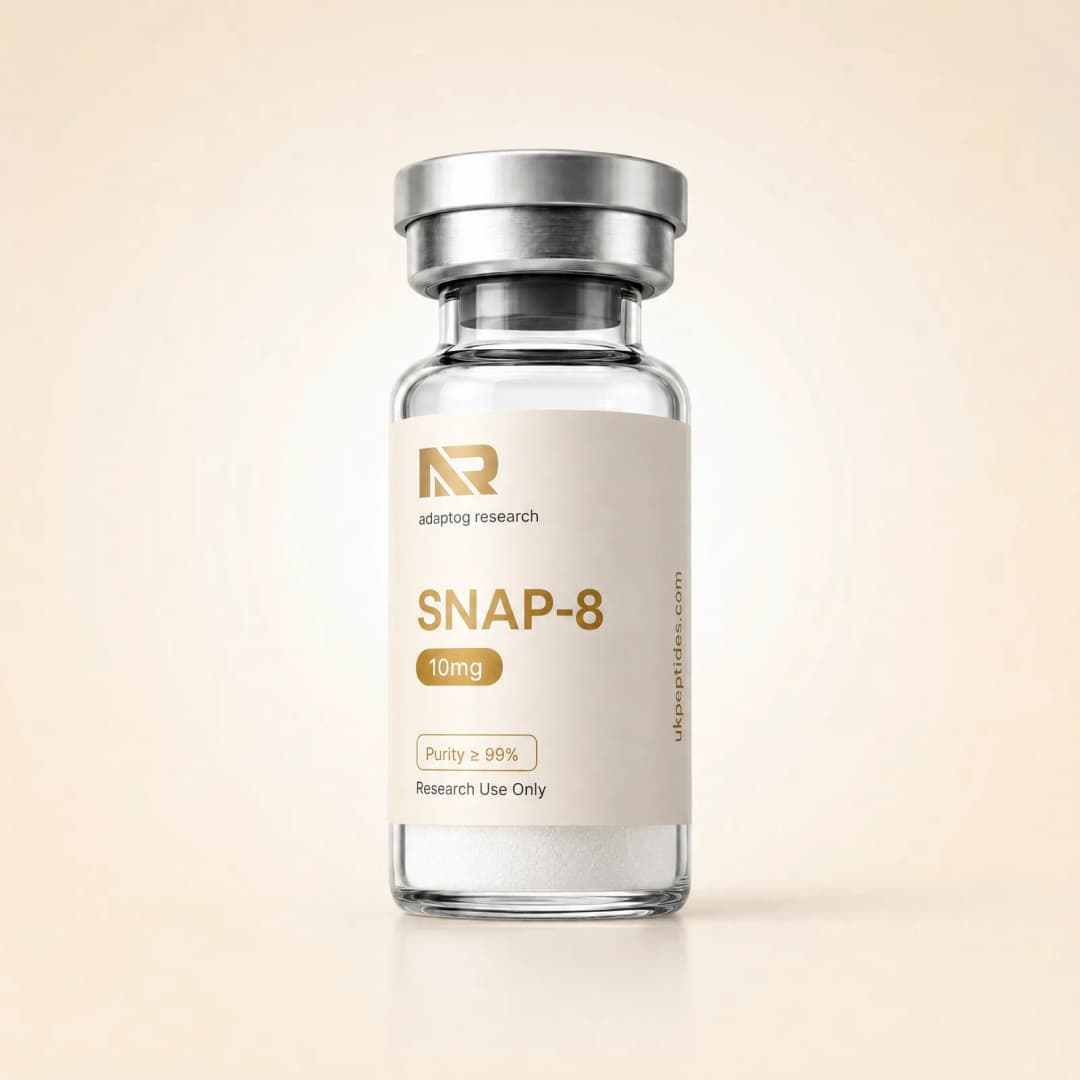 SNAP-8 research peptide vial