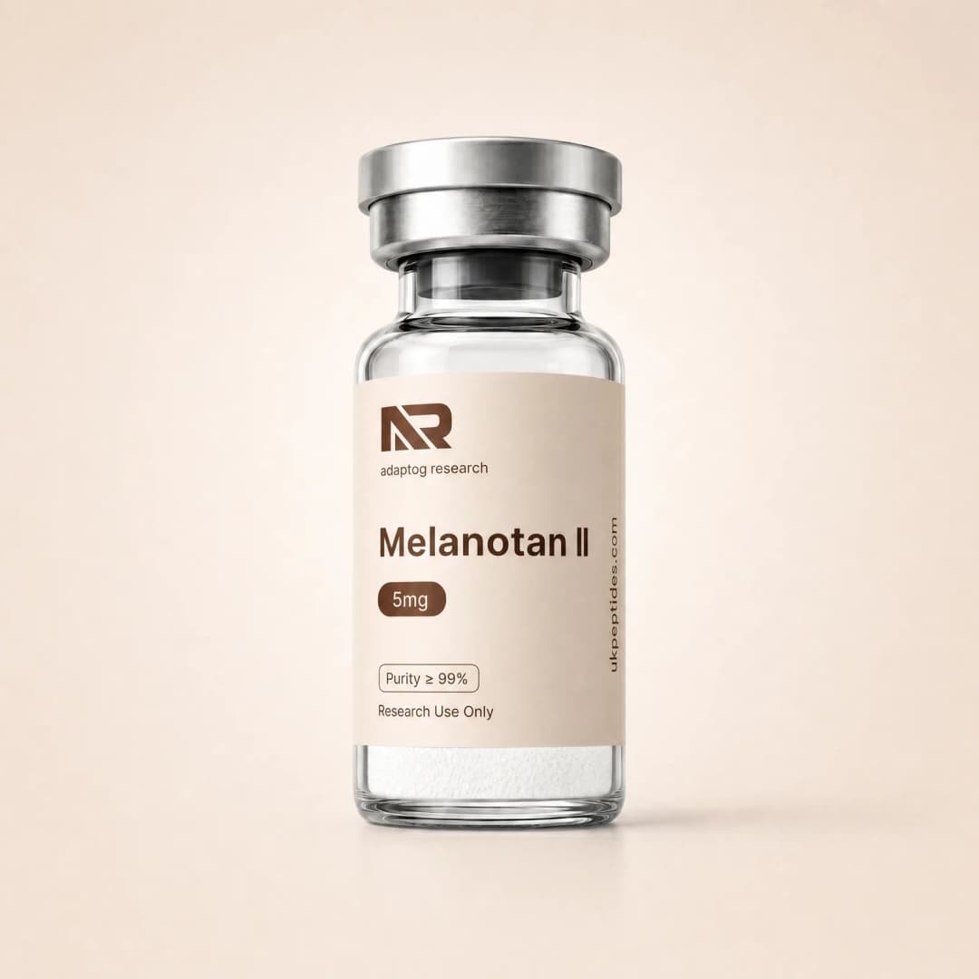 Melanotan II research peptide vial