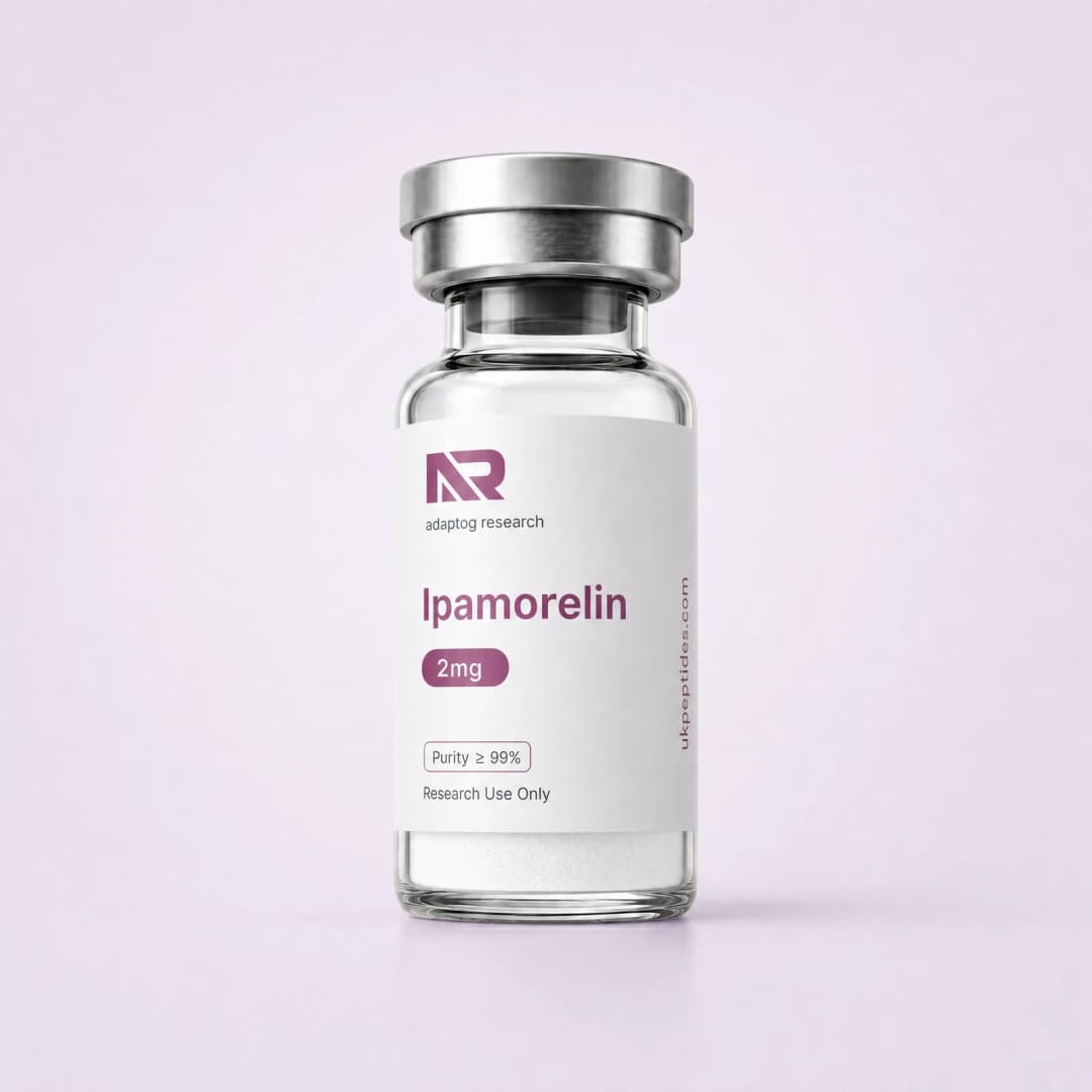 Ipamorelin research peptide vial