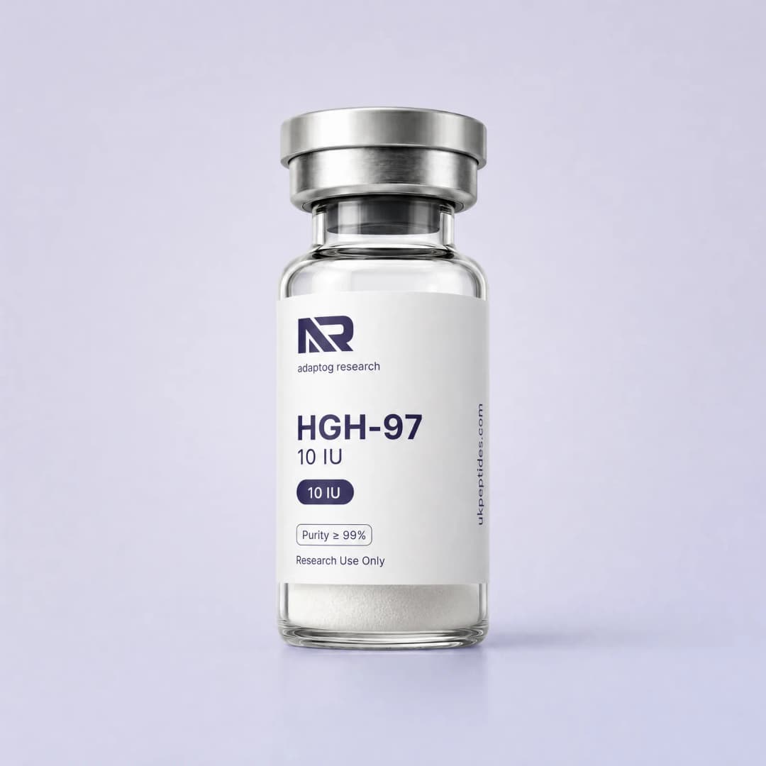 HGH-97 research peptide vial