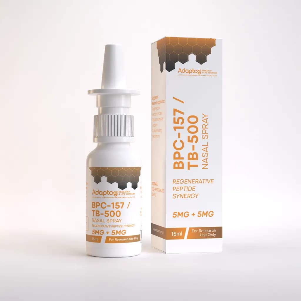 BPC-157 + TB-500 Nasal Spray research peptide vial