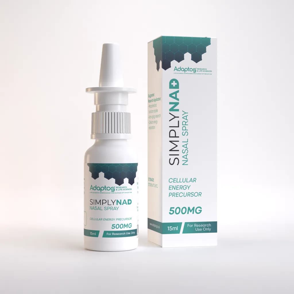 NAD+ 500 mg Nasal Spray research peptide vial