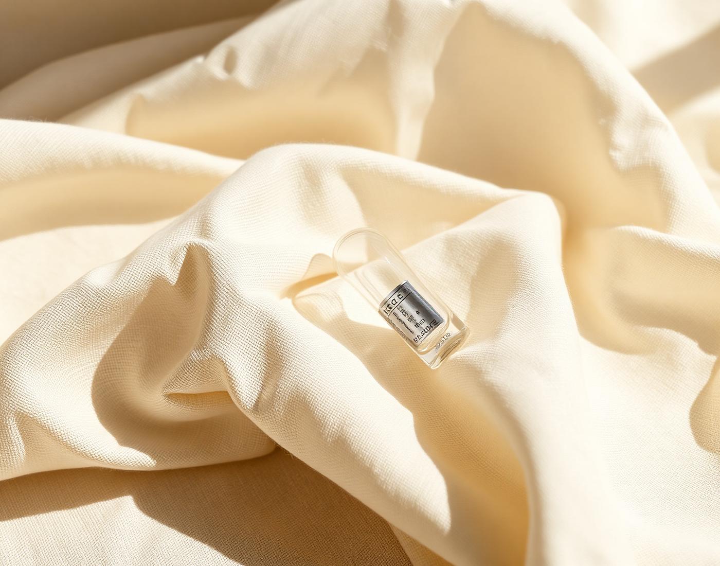 Linen and vial